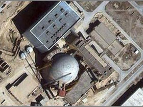 АЭС в Бушере. Снимок  со спутника. Фото с сайта www.iranatom.ru