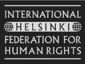 Логотип Международной Хельсинкской Федерации по правам человека. Фото с сайта ihf-hr.org/