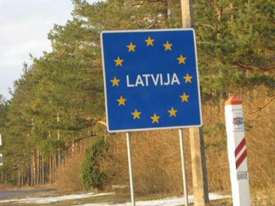 Латвийская граница. Фото: nedelia.lt