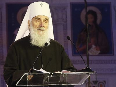 Патриарх Ириней. Фото: Александр Щербак/ТАСС