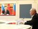 Переговоры Владимира Путина и Си Цзиньпина по видеосвязи. Фото: пресс-служба президента