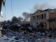 Последствия российского удара по Бахмуту 7 января. Фото: Clodagh Kilcoyne / Reuters