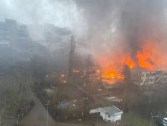 Катастрофа вертолета в Броварах, 18.01.23.Фото: t.me/rtvimain
