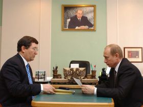 Бетин и два Путина. Фото: betin.tambov.ru